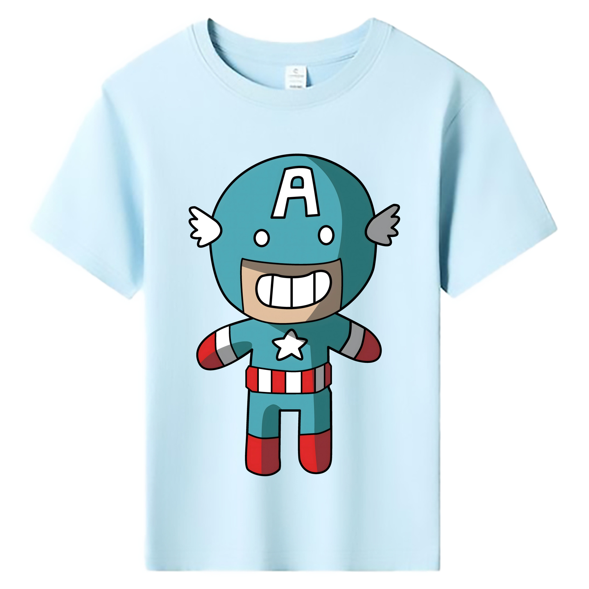 （画像用） アベンジャーズ The Avengers 綿100％キッズTシャツ（フロントプリント）